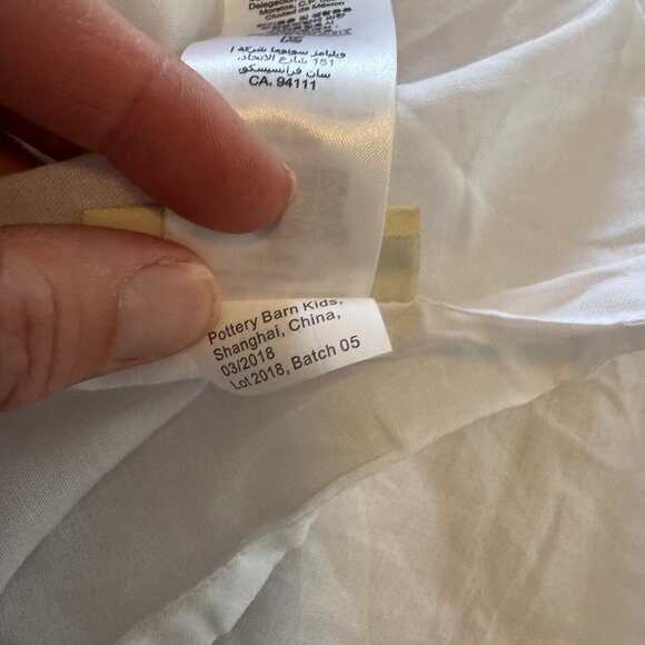 Pottery Barn Kids Gray Glitter Tulle Bedskirt - Picture 6 of 7